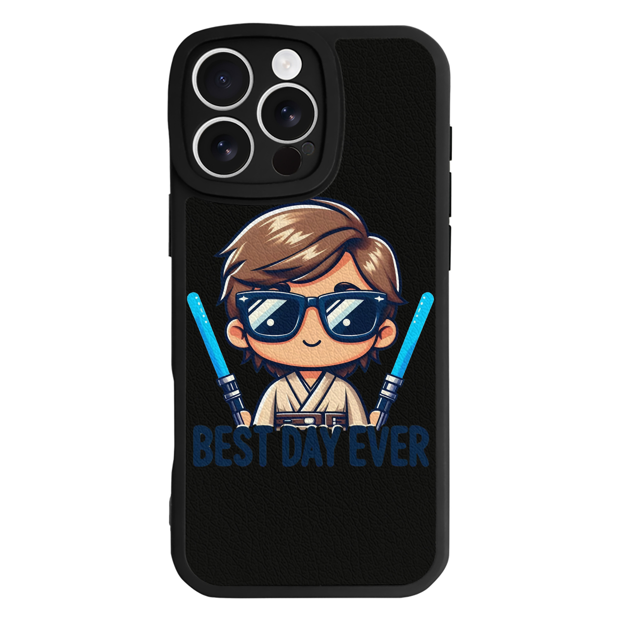 （画像用） スター・ウォーズ Star Wars 【iPhone 16シリーズ対応】シリコンスマホケース（レザー調） 材質：シリコン